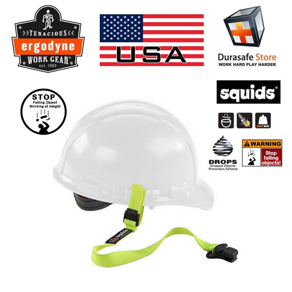 ERGODYNE 3155 Clamp Hard Hat Lanyard One Size Durasafe Shop