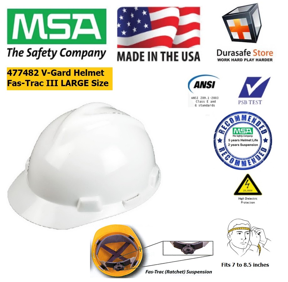 Msa Hard Hat Size Chart