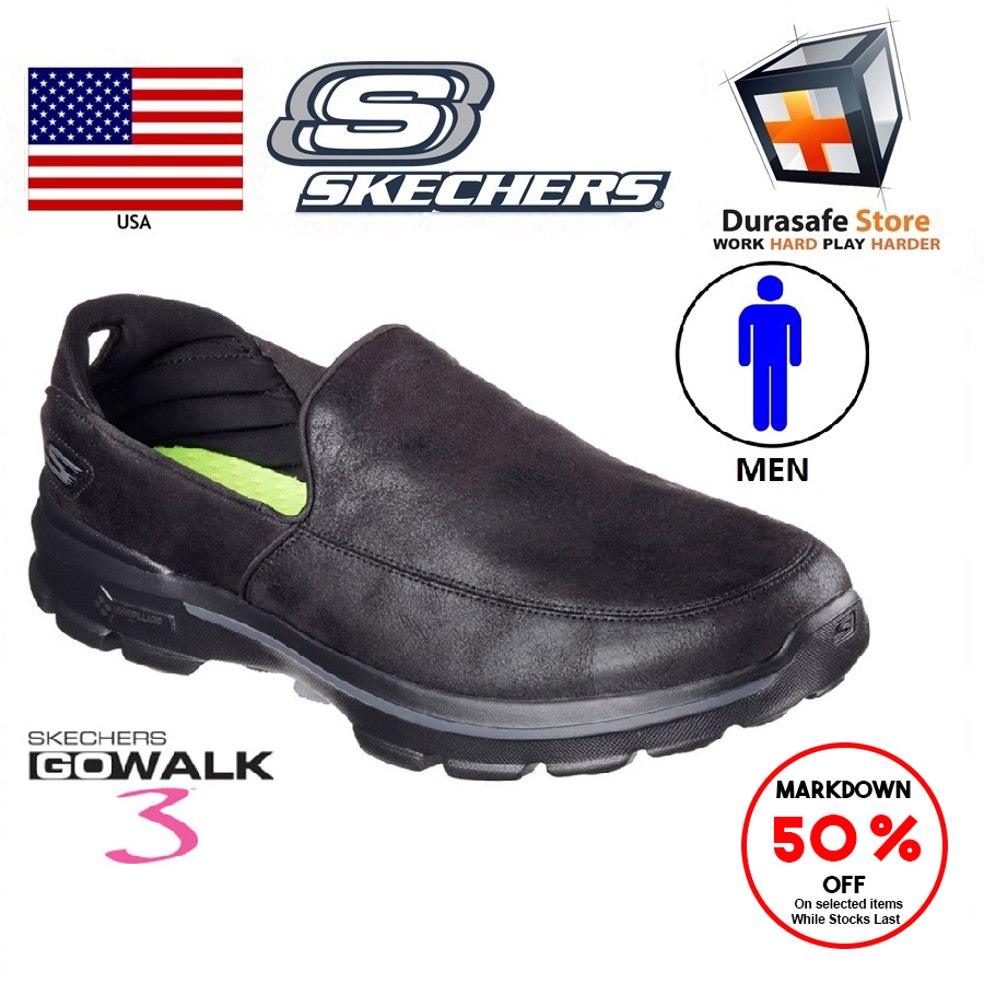 skechers go walk black size 7