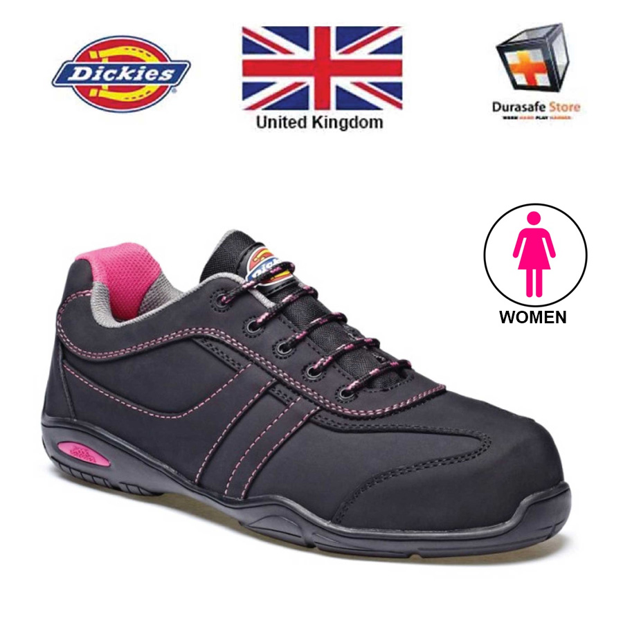 Dickies Ohio Safety Lightweight Steel Toe Cap Womens Work Trainers Shoes UK3-8 