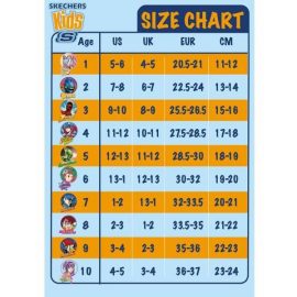 skechers brief size chart