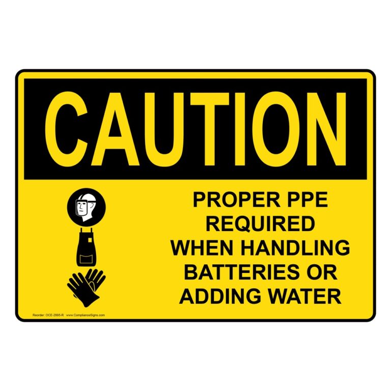 Custom Made Battery Handling PPE Kit Durasafe Shop