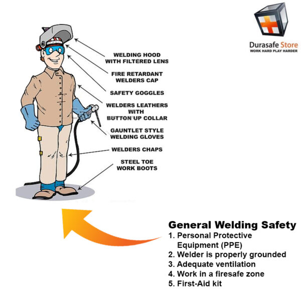 SIR 33254 Welder Heat Resistant Leather Trousers Size MXXL, EN 470