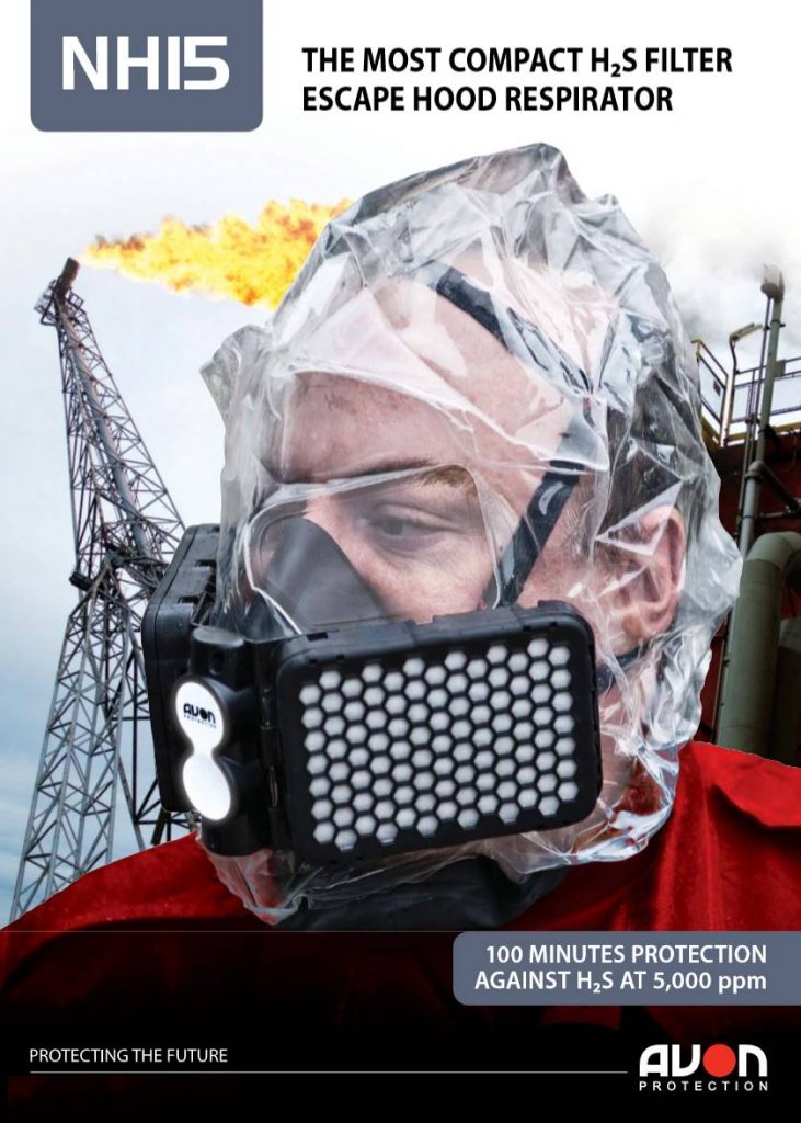 AVON NH15 H2S Filter Emergency Escape Hood Respirator Durasafe Shop