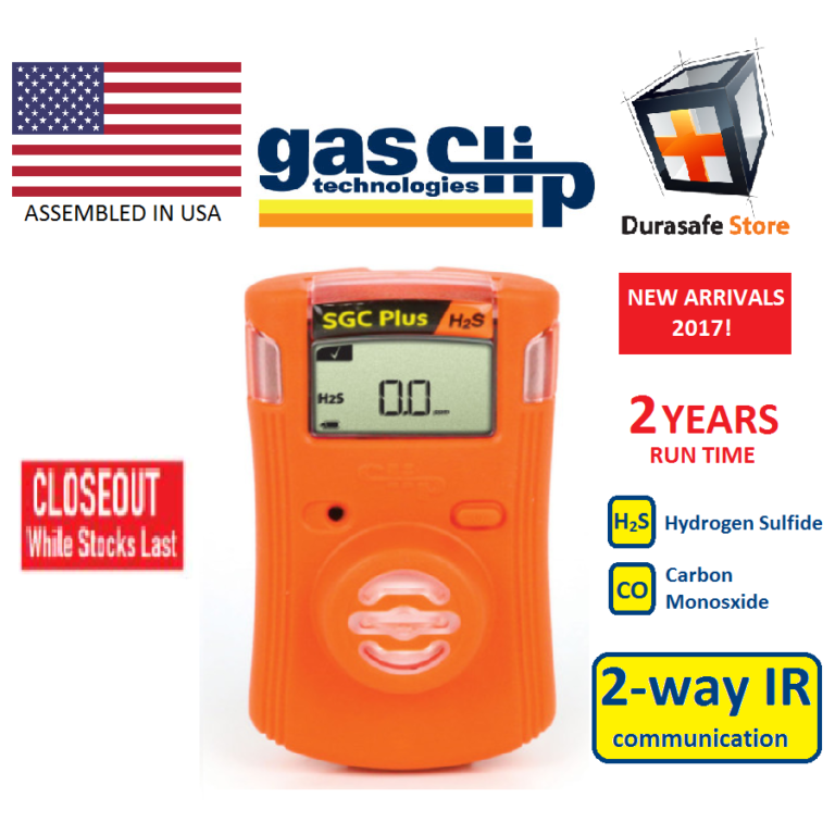 GAS CLIP SGCPH Single Gas Clip Plus Detector for H2S (Include GCT IR