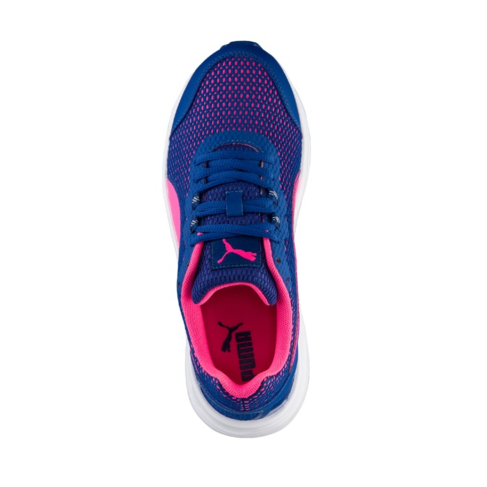 pink and blue puma shoes