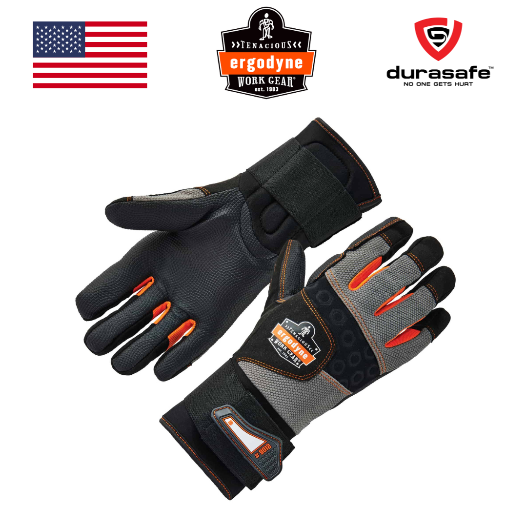 ERGODYNE ProFlex® 9012 ANSIISO-Certified Anti-Vibration Gloves + Wrist Support - 2