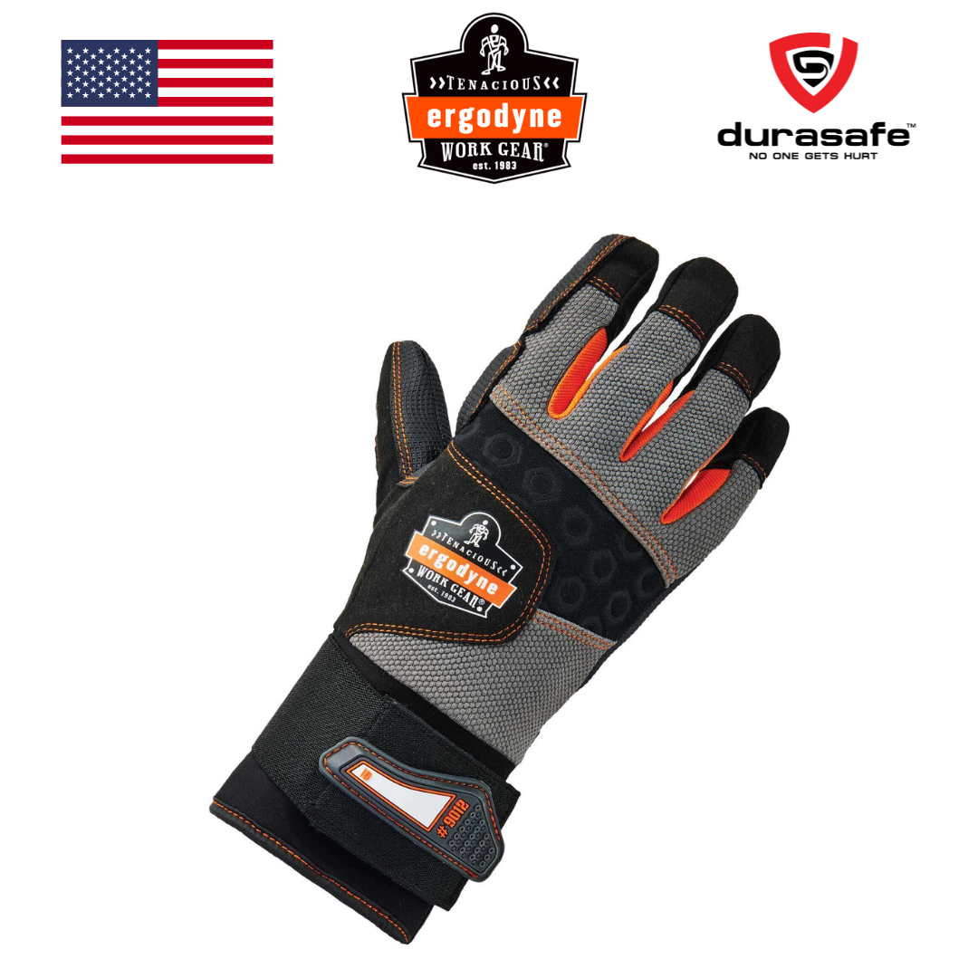 ERGODYNE ProFlex® 9012 ANSIISO-Certified Anti-Vibration Gloves + Wrist Support - 3