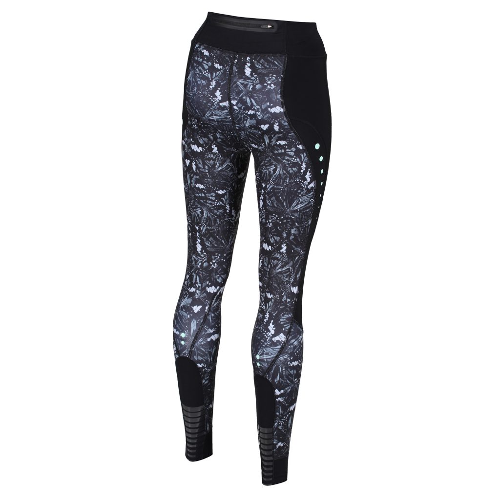 ZONE3 Women RX3 Medical Grade Compression Tights, Black/Mint/Digital