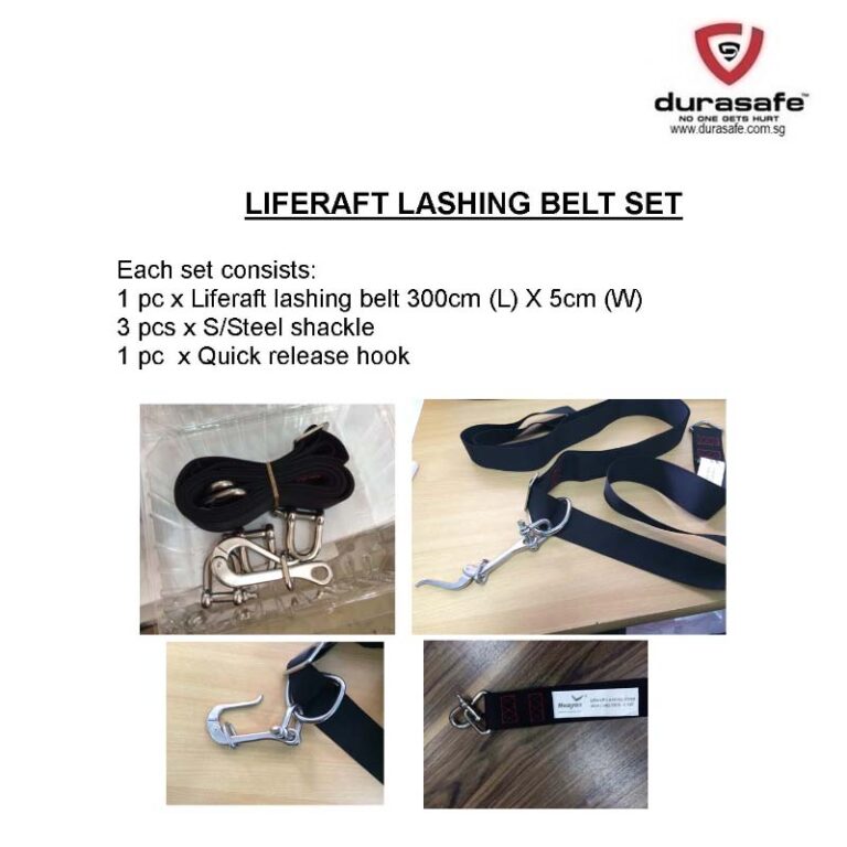 Liferaft Lashing Belt Strap Complete set Durasafe Shop