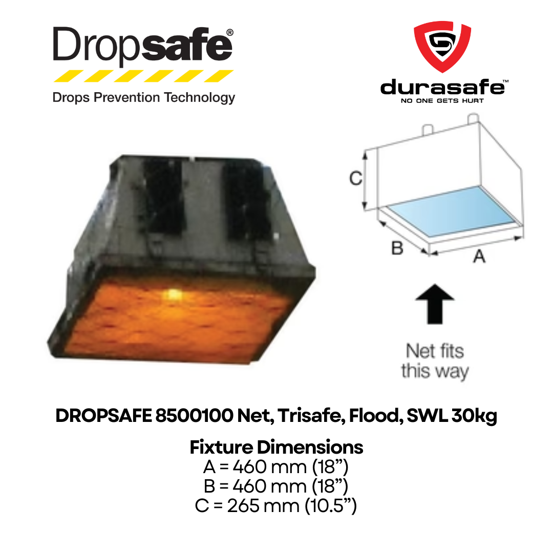 DROPSAFE 8500100 Net, Trisafe, Flood, SWL 30kg (action 1) (1)