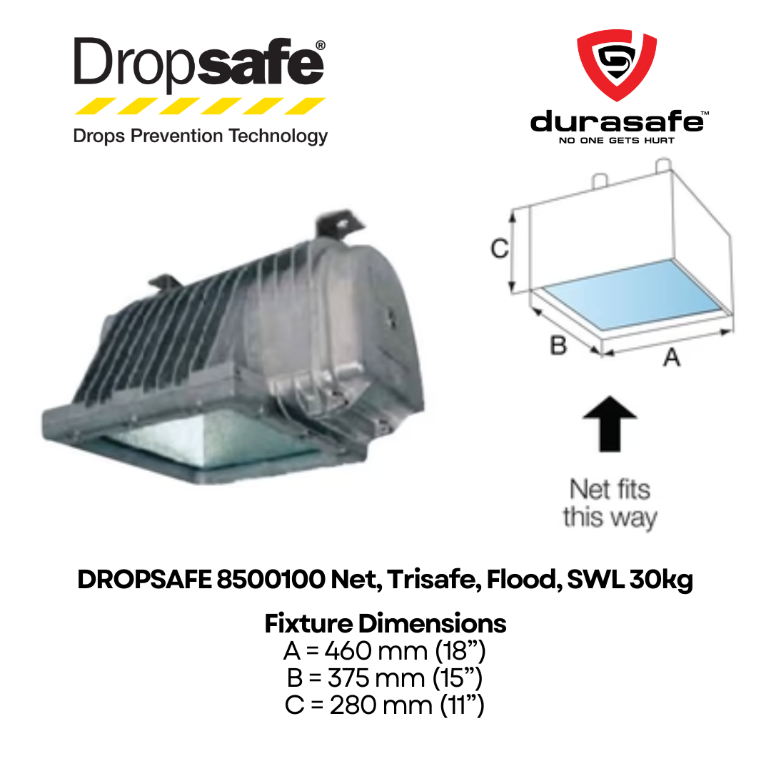 DROPSAFE 8500100 Net, Trisafe, Flood, SWL 30kg (action 1)