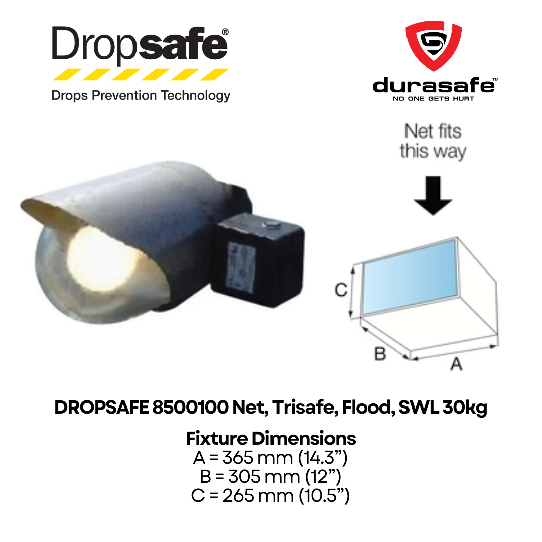 DROPSAFE 8500100 Net, Trisafe, Flood, SWL 30kg (action 3)